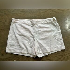 Lilly Pulitzer Women's Callahan Short light pink Side button and zipper size 14